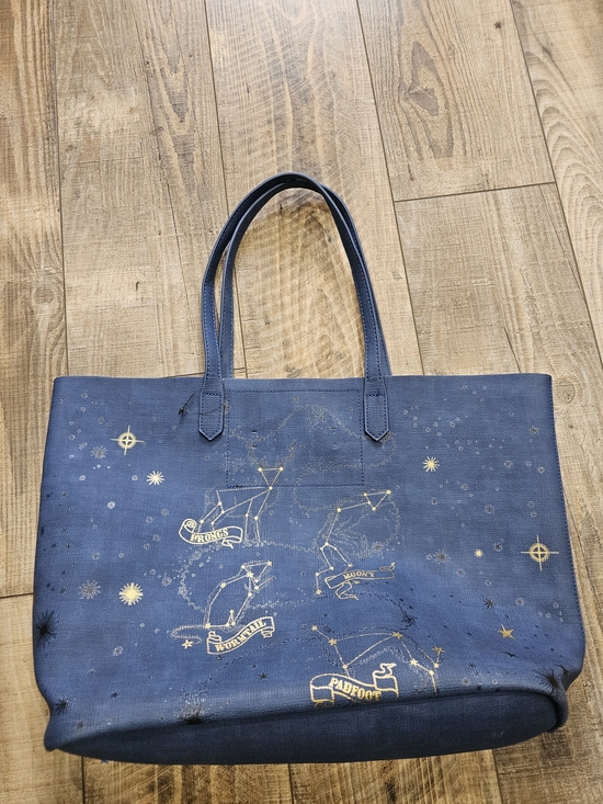 Wizarding World Of Harry Potter Handbags - Harry Potter Marauders Map Constellations Tote Bag Blue Gold Kohls